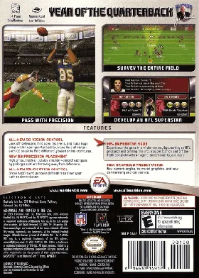 Madden NFL 06 box cover back